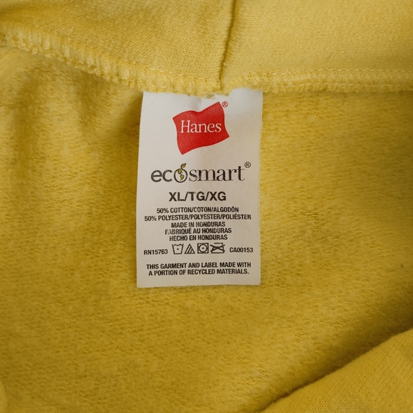 EAST COAST HIPPIES HOODIE, YELLOW XL - Picture 6 of 6
